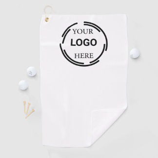 Logo Business Modern Minimale Design Golfhanddoek