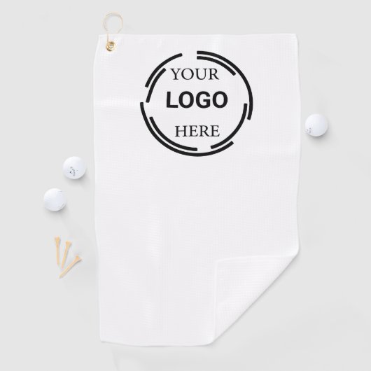 Logo Business Modern Minimale Design Golfhanddoek (Insitu)