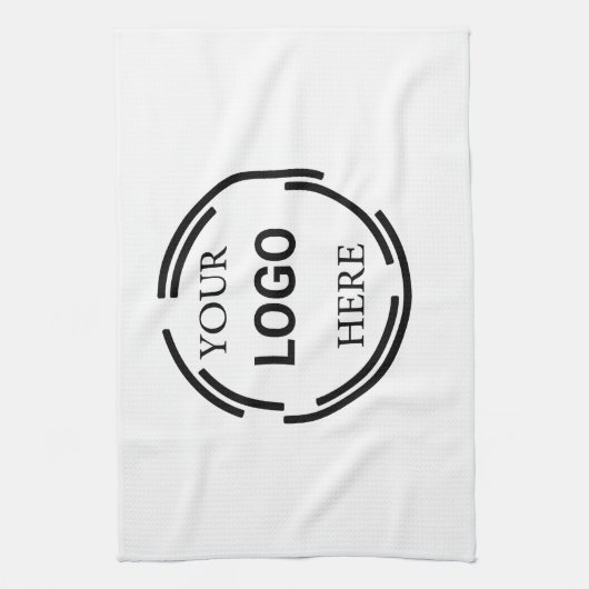 Logo Business Modern Minimale Design Theedoek (Verticaal)