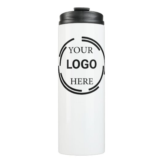 Logo Business Modern Minimale Design Thermosbeker (Voorkant)