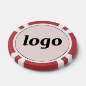 Logo Business Promotional Branding Blush Pink Poker Chips (Enkel)