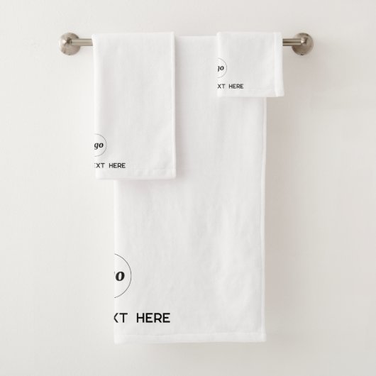 Logo Business Promotional Branding Hospitality Bad Handdoek (Insitu)