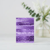 Logo Carte bijoux artisanale Grilles violettes (Debout devant)