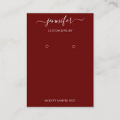 Logo Carte bijoux artisanale Minimalisme Bourgogne (Devant)