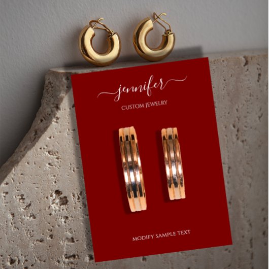 Logo Carte bijoux artisanale Minimalisme Bourgogne