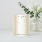 Logo Carte bijoux artisanale Sepia Gold (Debout devant)