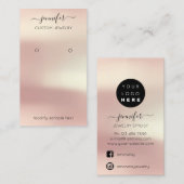 Logo Carte bijoux personnalisée Rose des médias so (Devant / Derrière)