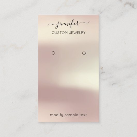 Logo Carte bijoux personnalisée Rose des médias so (Devant)