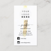 Logo Carte Bijoux Social Media Gold Blanc (Dos)