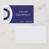 Logo Carte de visite bleu clair (Devant / Derrière)