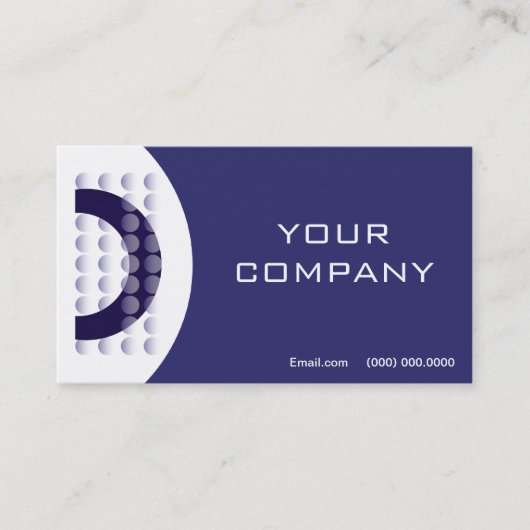 Logo Carte de visite bleu clair (Devant)