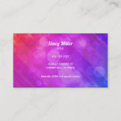 Logo Carte de visite de nettoyage de maison person (Dos)