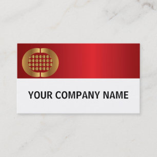 Logo Carte de visite Gold Plain