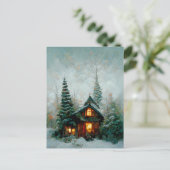 Logo Carte postale Cottage de Noël d'affaires (Debout devant)