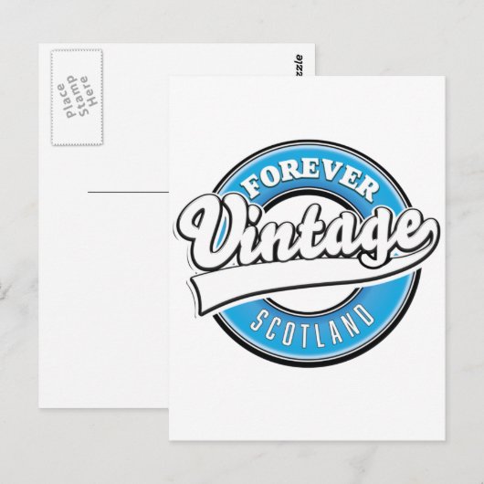 Logo carte postale Forever vintage Australia (Devant / Derrière)