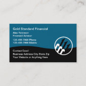 Logo Cartes de visite Classy Financial Advisor (Devant)
