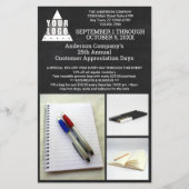 Logo Chalkboard Chic Modern 3 Foto Adverteren Flyer (Voorkant)