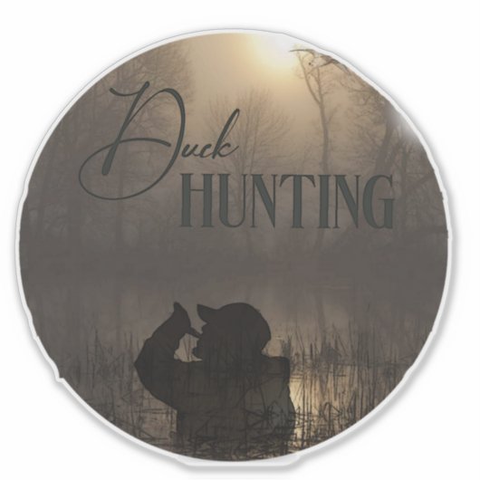 logo chasse canard Sticker (Devant)