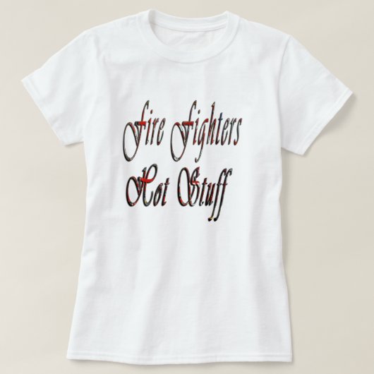 Logo Chaud Fighters Hot Stuff Logo, T-shirt blanc  (Design devant)