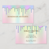 Logo Chef boulangerie, Carte de visite mignon (Devant / Derrière)