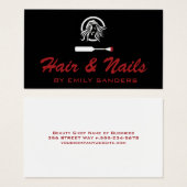 Logo cheveux et ongles (Devant & derrière)