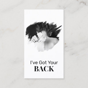 *~* Logo Chiropractor Chiropractic Spa Foto QR Visitekaartje