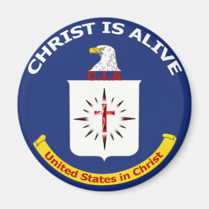 Logo CIA: "Christus is levend" Magneet