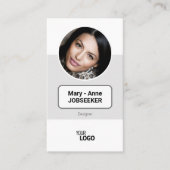 Logo Circle Lijst Classic Werkzoekende Classy Clea Visitekaartje (Voorkant)