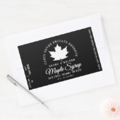 Logo circulaire Étiquette de sirop d'érable (lot e (Enveloppe)