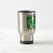 Logo classique d'acier inoxydable tasse de voyage (Centre)