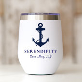 Logo classique d'Ancre de bateau