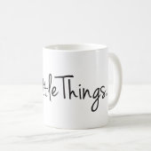 Logo classique des textes de tasse de café (Devant droit)