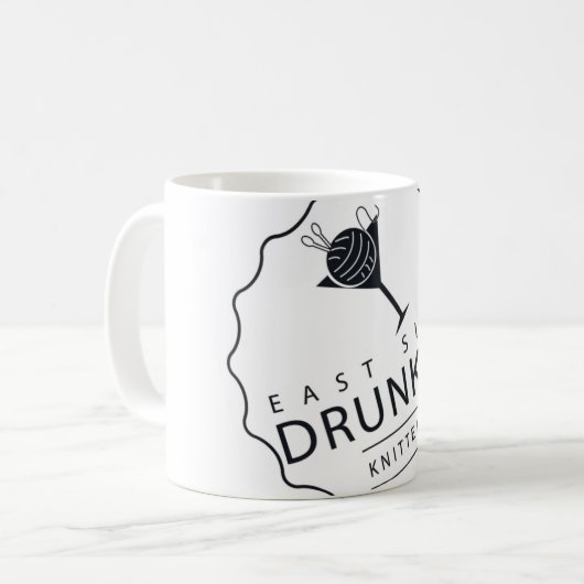 Logo classique ESDK mug blanc-on-white (Devant gauche)