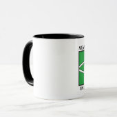 Logo classique noir tasse de sonnerie de 11 onces (Devant gauche)