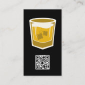 Logo Cocktail Drink / Carte de visite de code barr (Devant)