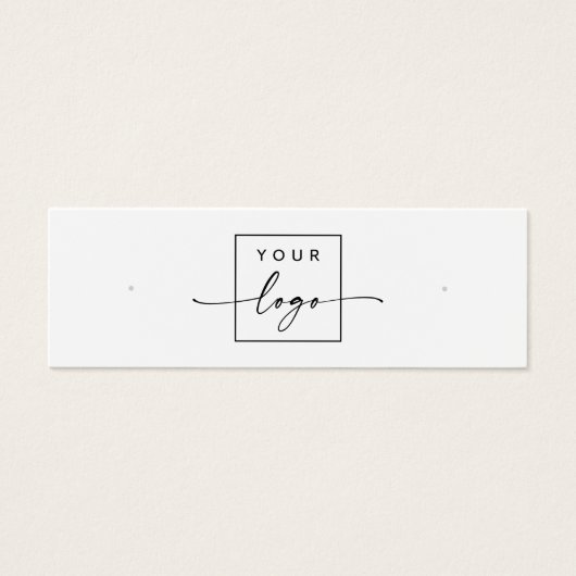 Logo code QR blanc talon d'oreille (Devant)