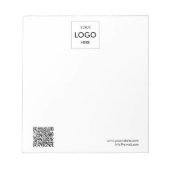 Logo Code QR Bloc-notes simple (Devant)
