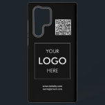 Logo Code QR noir<br><div class="desc">Votre logo et code QR</div>