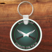 logo combate com facas sleutelhanger (Voorkant)