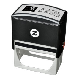 Logo Company Name Personalized Self-inking Stamp  Zelfinktende Stempel