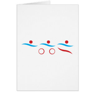 Logo cool moderne Triathlon