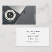 Logo Corporate Modern Metal Visitekaartje (Voorkant / Achterkant)