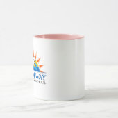 Logo couleur de l'école primaire de Broadway Mug (Centre)