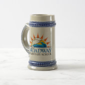 Logo couleur de l'école primaire de Broadway Mug (Devant gauche)