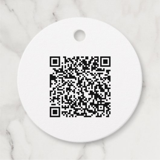 Logo Creëer Uw QR-code Bedankjes Labels (Voorkant)