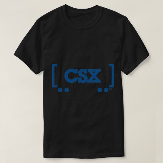 Logo CSX Train T-Shirt classique (Design devant)