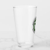 Logo CUAA sur un verre à pinte (Droite)