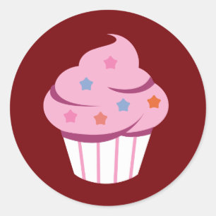 Logo Cupcake rond label #1