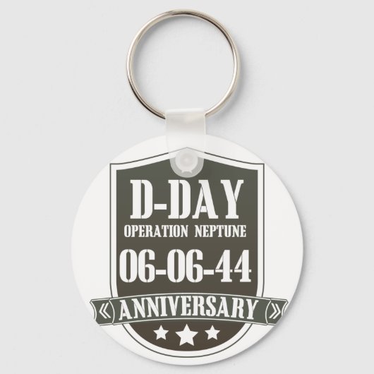 Logo D-Day-herdenking Sleutelhanger (Voorkant)