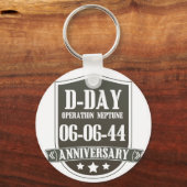Logo D-Day-herdenking Sleutelhanger (Voorkant)